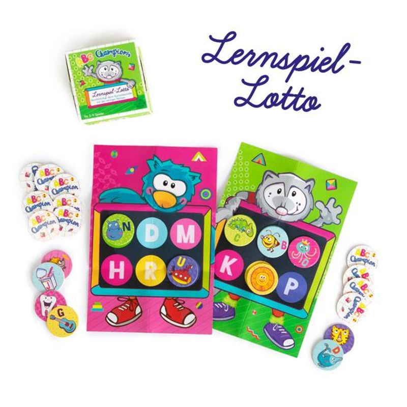Trendhaus - ABC CHAMPIONS Lernspiele Mini-Box