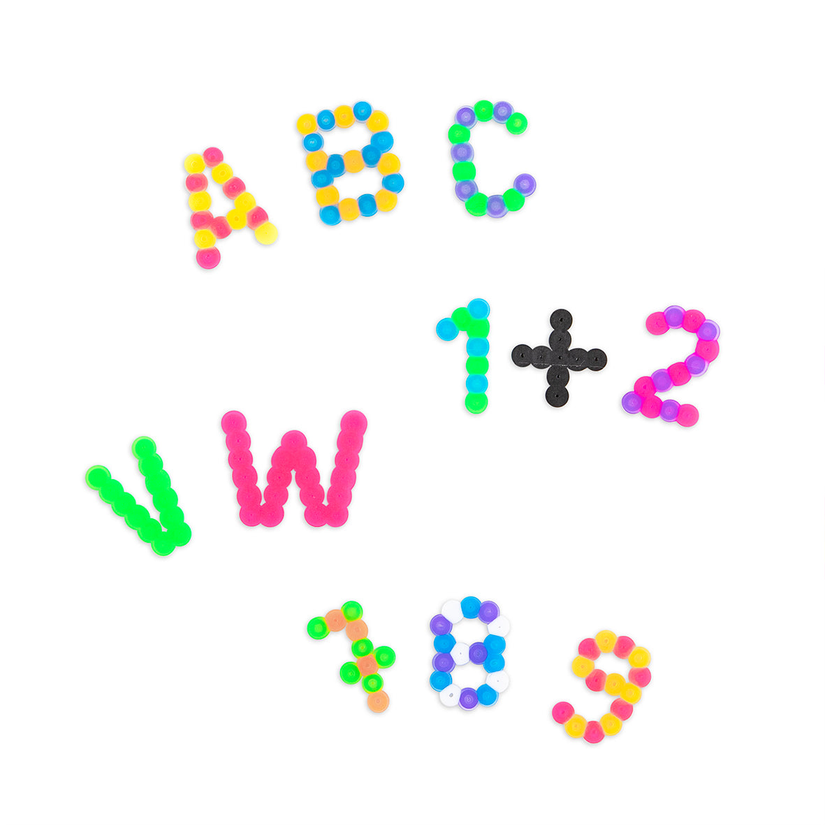 Trendhaus - ABC CHAMPIONS Bügelperlen Buchstaben und Zahlen