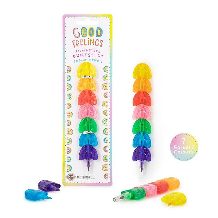 Trendhaus - GOOD FEELING Stapelbarer Stift Rainbow