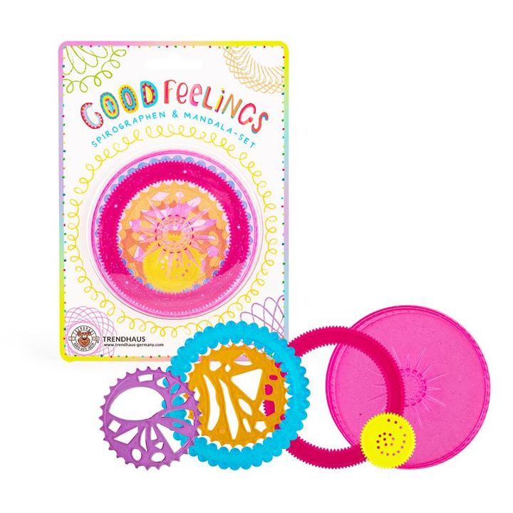 Trendhaus - GOOD FEELING Spirographen & Mandala-Set