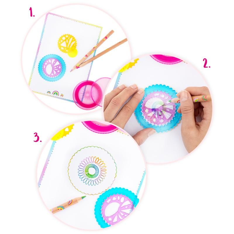 Trendhaus - GOOD FEELING Spirographen & Mandala-Set