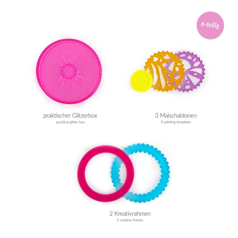 Trendhaus - GOOD FEELING Spirographen & Mandala-Set