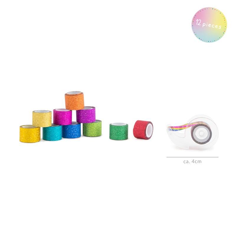 Trendhaus - GOOD FEELING Glitzer-Tapes Rainbow