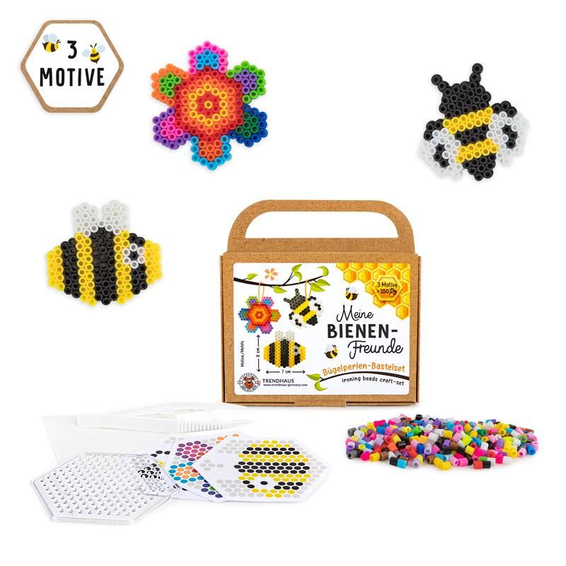 Trendhaus - MEINE BIENENFREUNDE Bügelperlen Bastelkoffer