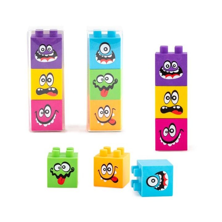 Trendhaus - LITTLE MONSTER Radierturm 3er-Set