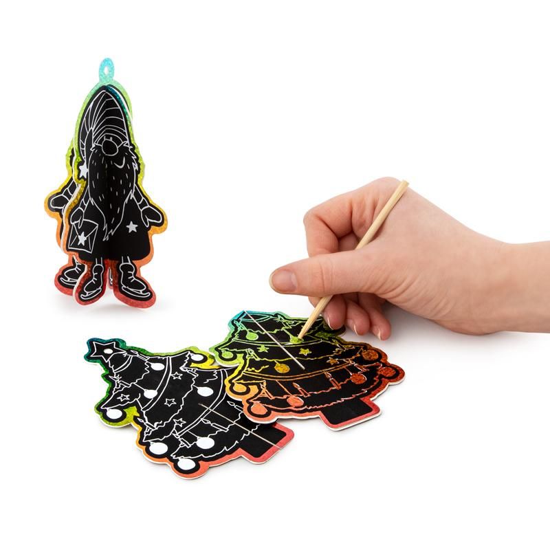 Trendhaus - Wichtel 3D Kratzfiguren Bastelset