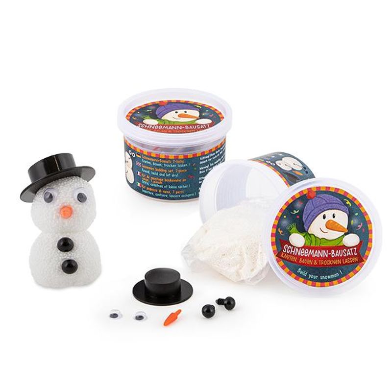 Trendhaus - Schneemann-Bausatz 7-teilig