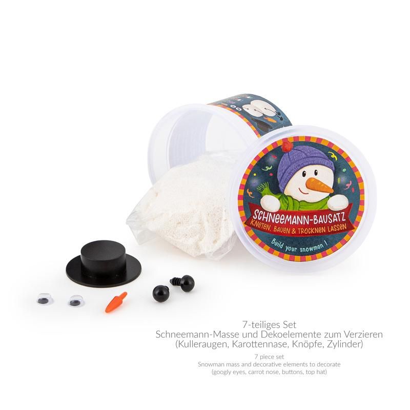 Trendhaus - Schneemann-Bausatz 7-teilig