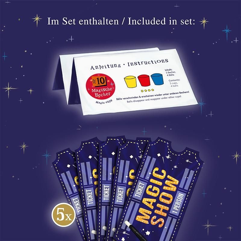 Trendhaus - MAGIC SHOW Trick 10: Magische Becher