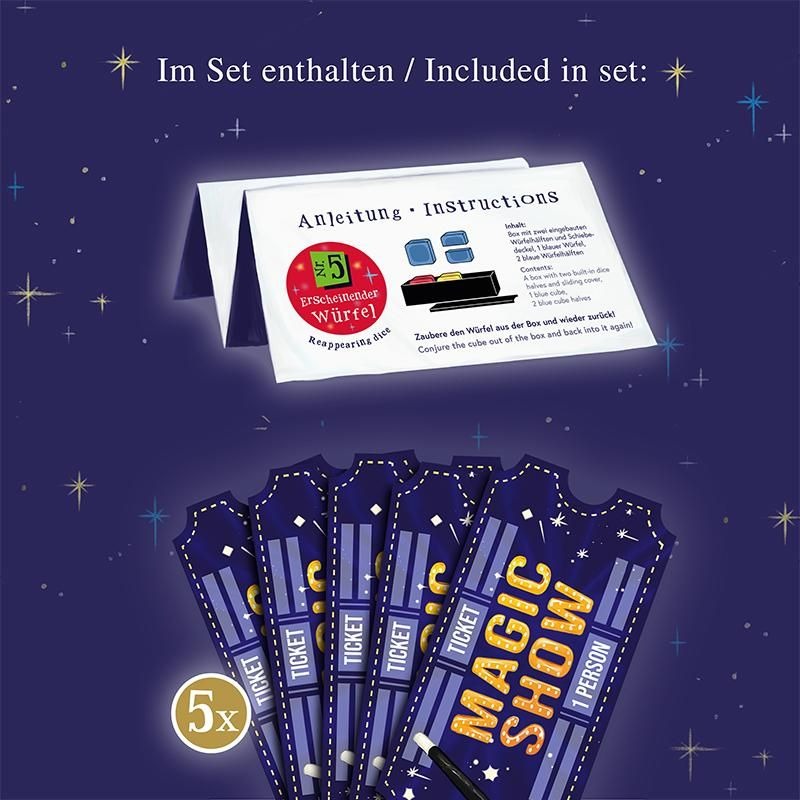 Trendhaus - MAGIC SHOW Trick 5: Erscheinender Würfel