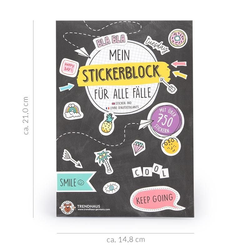Trendhaus - ALLES FÜR DIE SCHULE Cooler Sticker Block