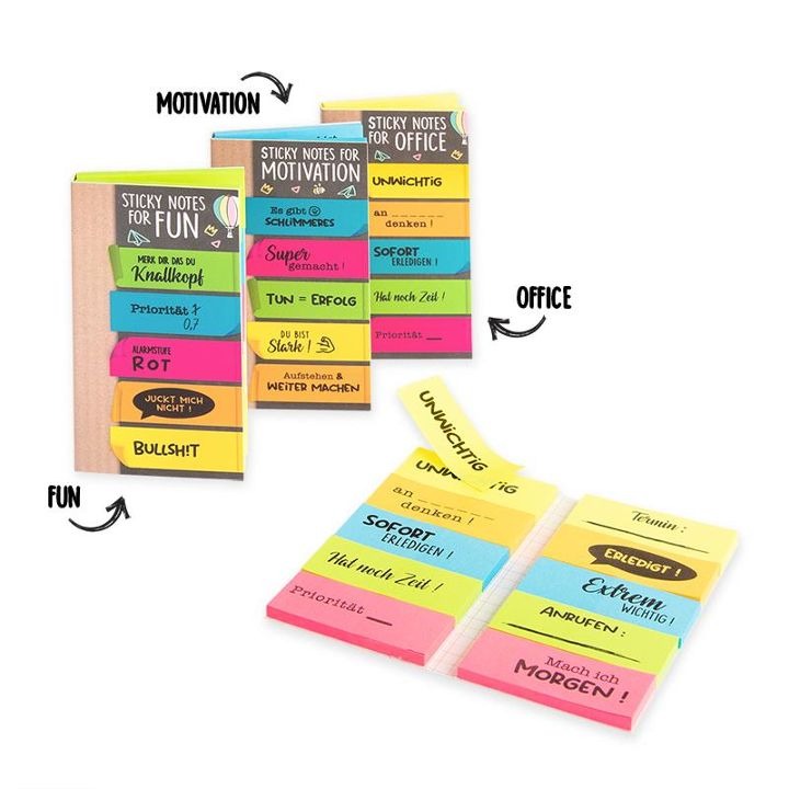 Trendhaus - ALLES FÜR DIE SCHULE Sticky Notes Büchlein
