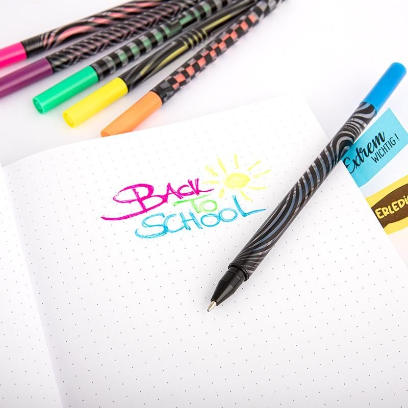 Trendhaus - ALLES FÜR DIE SCHULE Gelpens Neon Colour 6er-Set