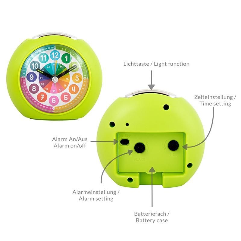 Trendhaus - ABC CHAMPIONS Lernwecker mit Lichtfunktion