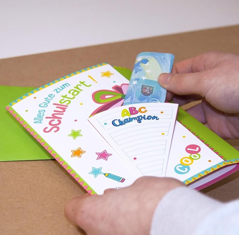Trendhaus - ABC CHAMPIONS Glückwunschkarte "Alles Gute zum Schulstart"