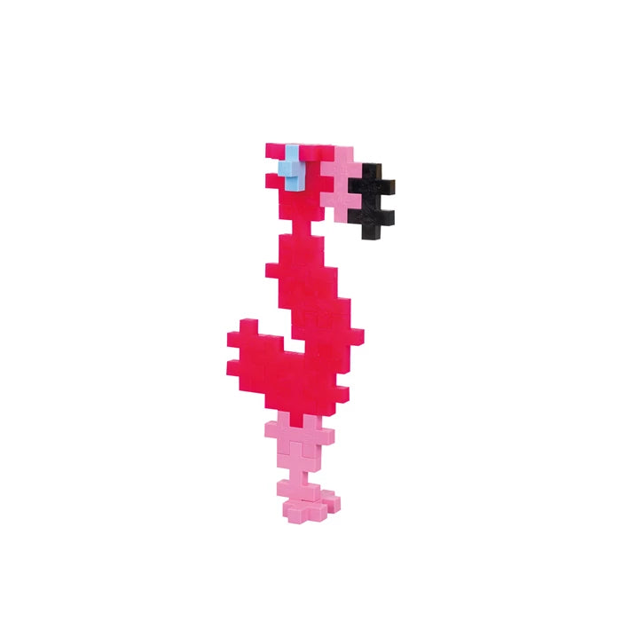 PLUS PLUS - Kreativ Bausteine 15 Stück BIG Flamingo