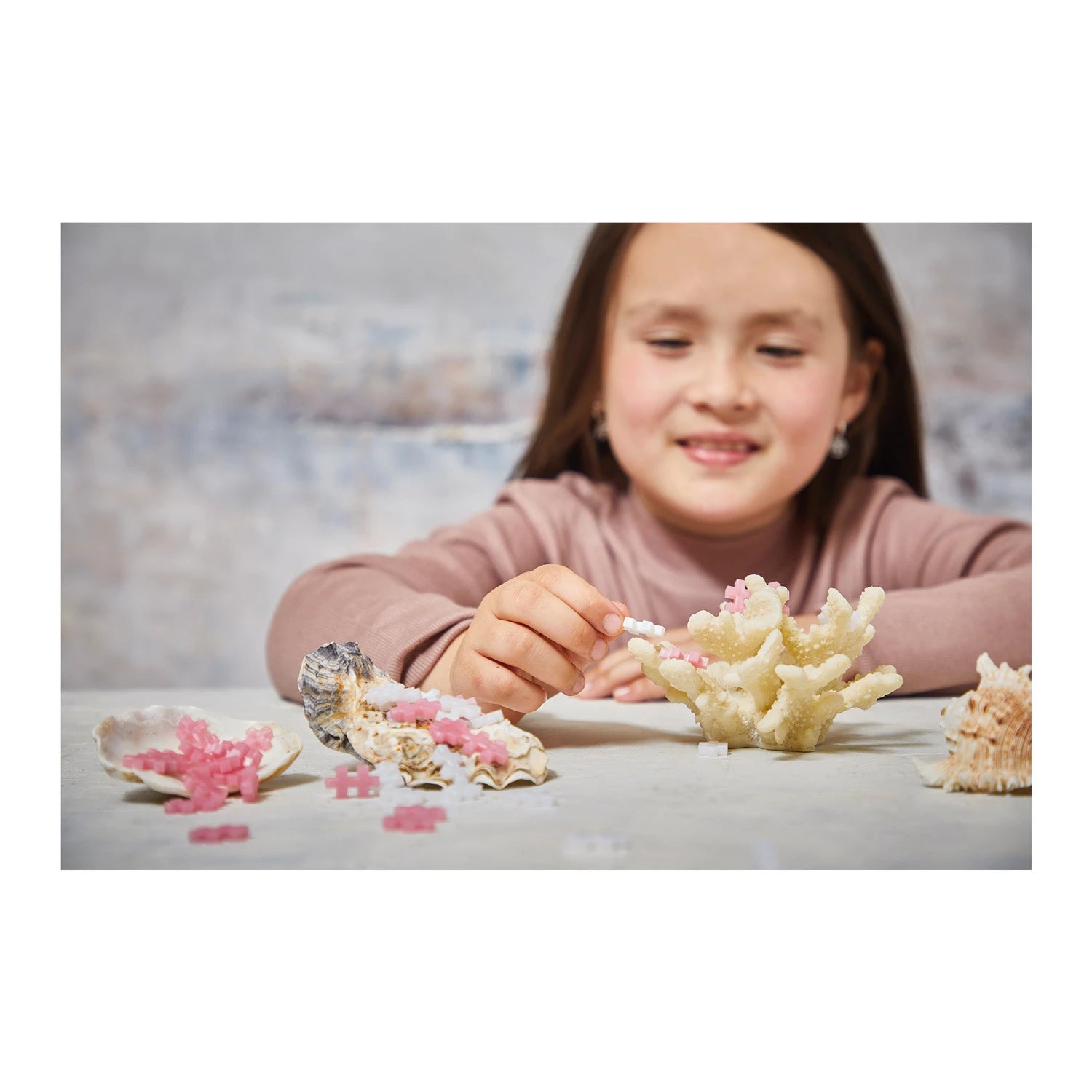 PLUS PLUS - Mini-Bausteine Puzzle Pearl 240 Teile