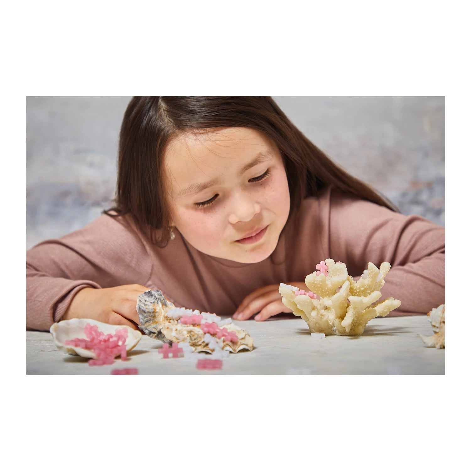 PLUS PLUS - Mini-Bausteine Puzzle Pearl 240 Teile