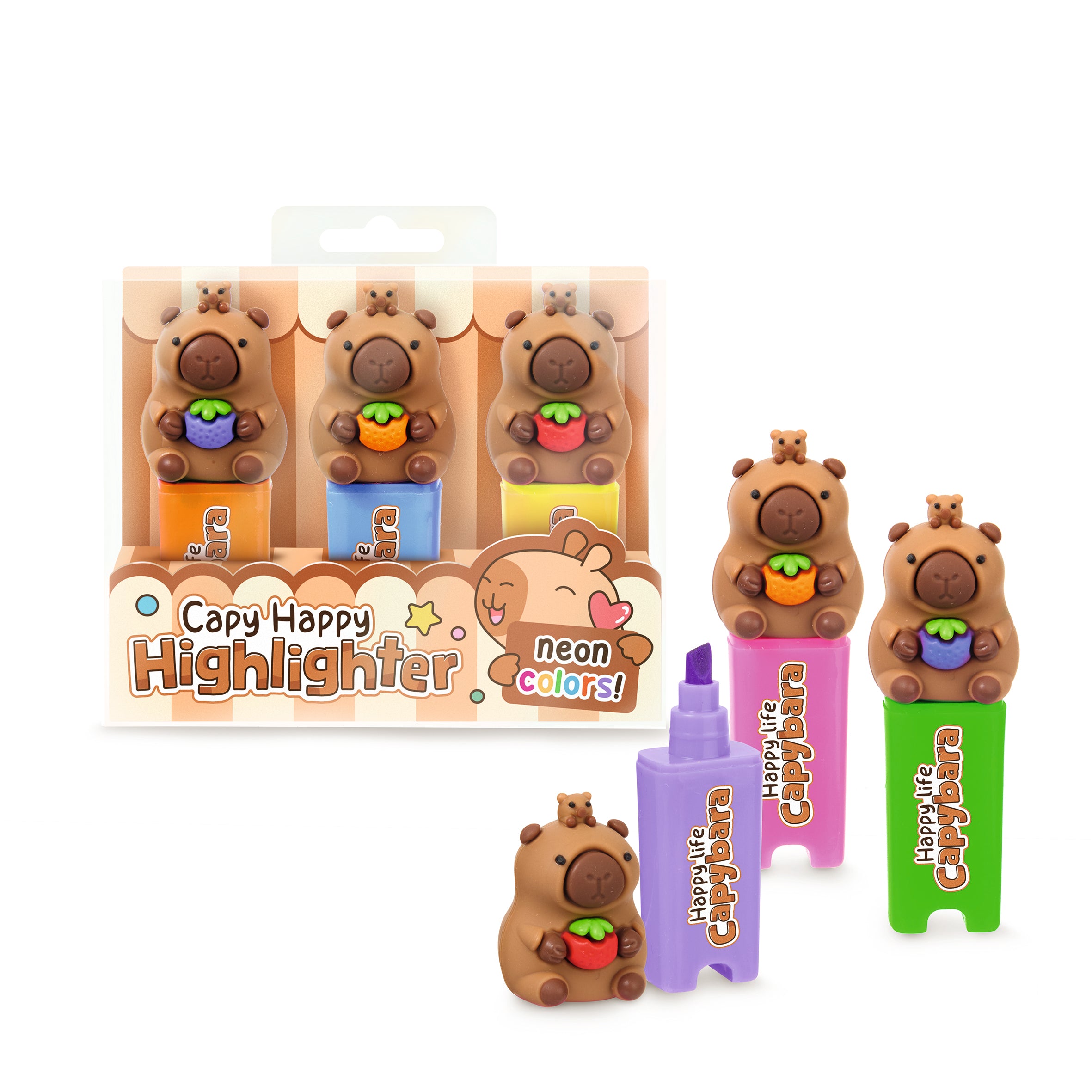 Trendhaus - Happy Life Capybara Highlighter