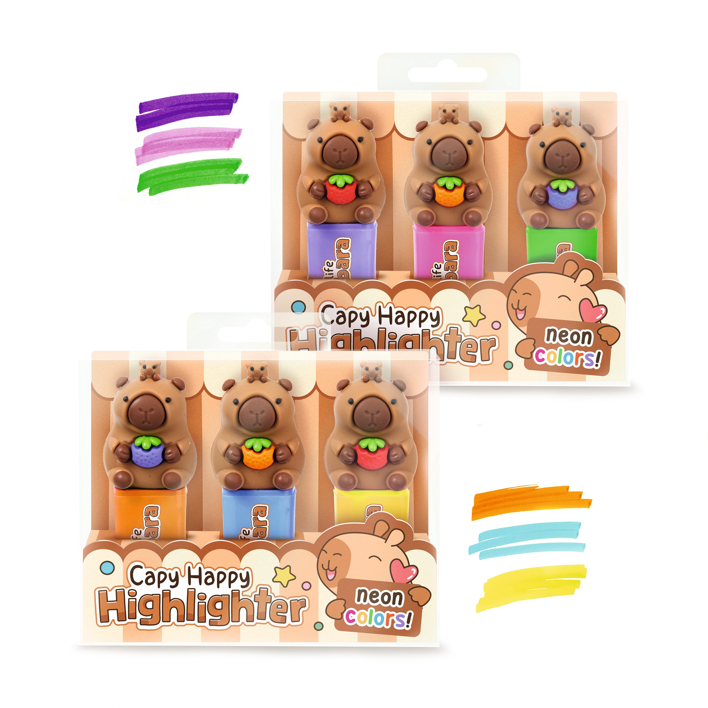 Trendhaus - Happy Life Capybara Highlighter