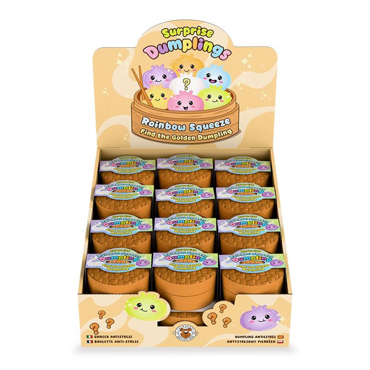 Trendhaus - Rainbow Squeeze Soft-Dumpling Ø 6cm