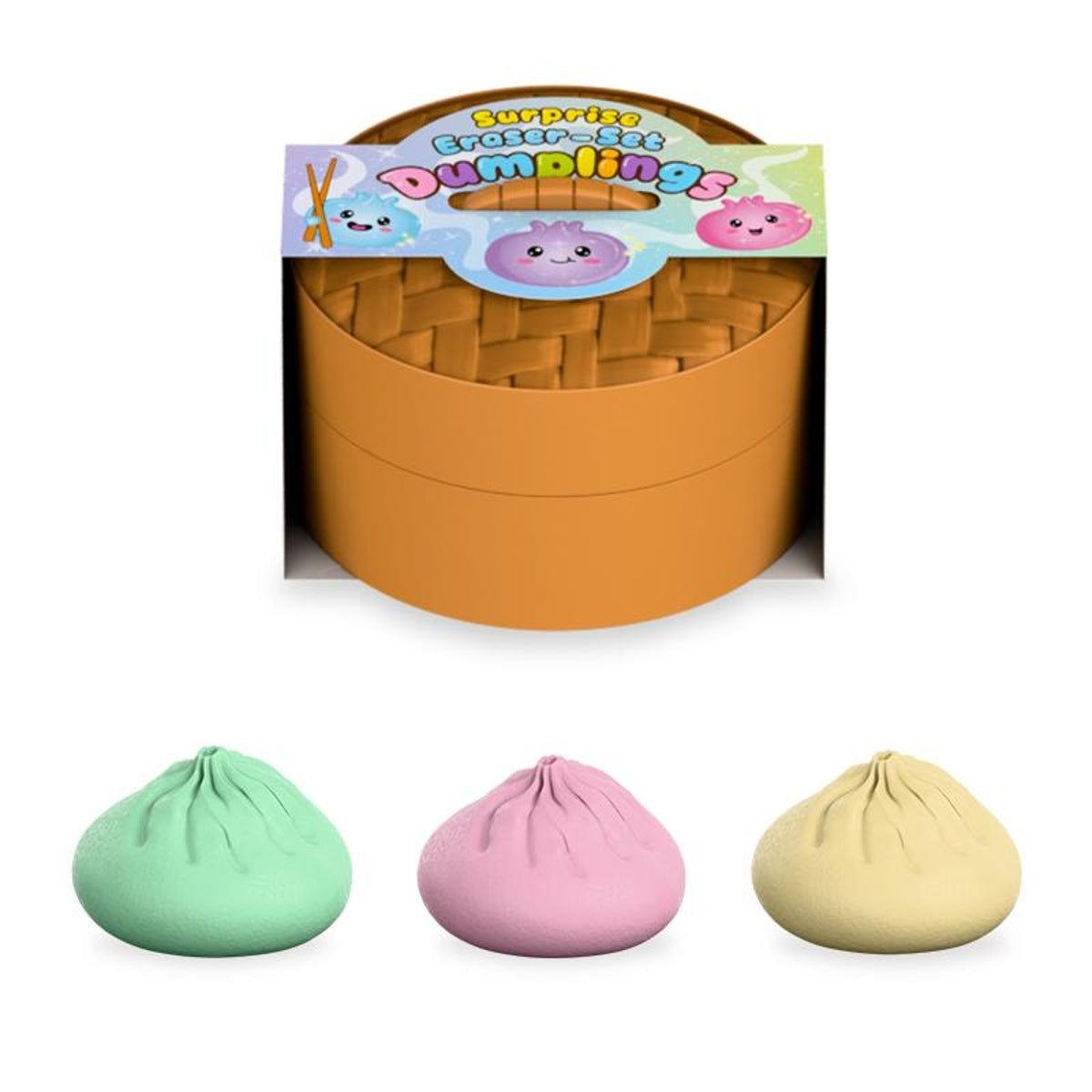 Trendhaus - Radierer Dumpling 3er-Set