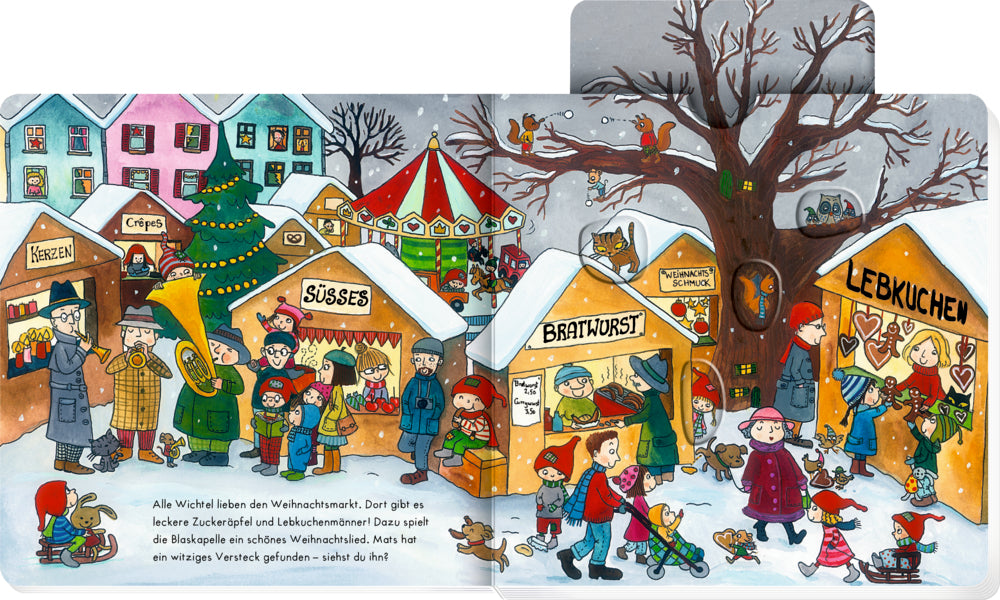 Spiegelburg - Mein Winterwichtel-Schieberbuch