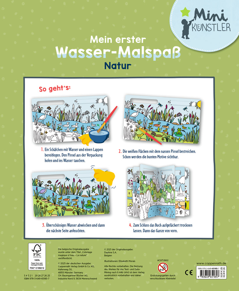 Spiegelburg - Mein 1. Wasser-Malspaß: Natur