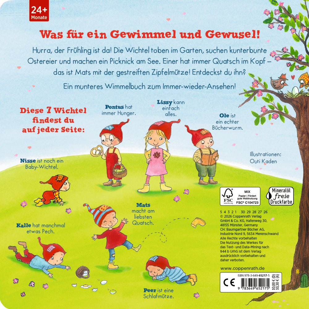 Spiegelburg - Mein Frühlingswichtel-Wimmelbuch