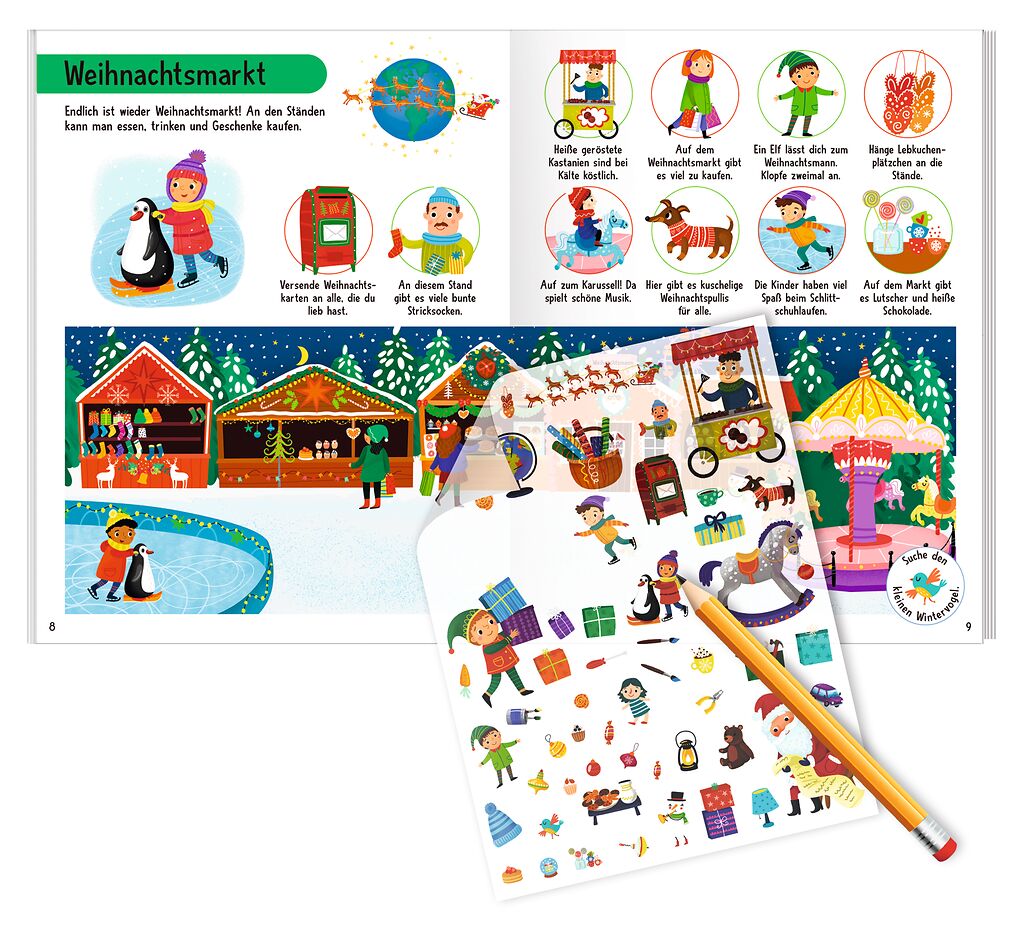 moses - Mein magisches Rubbelsticker Buch Weihnachten