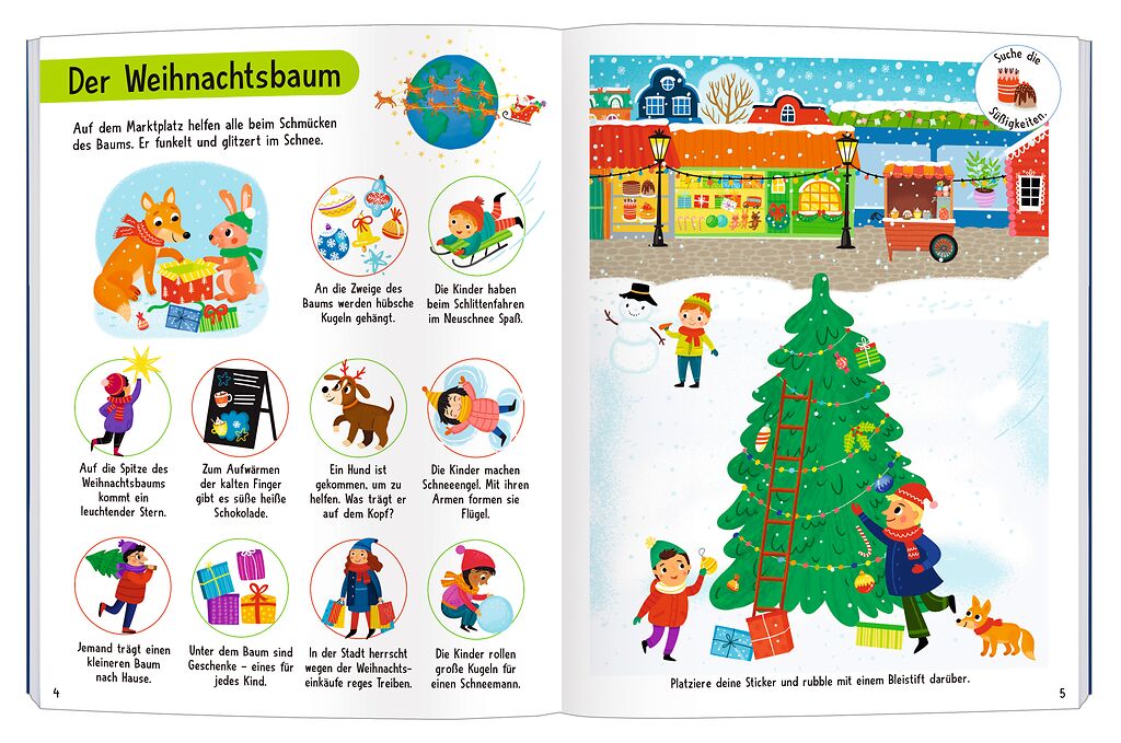 moses - Mein magisches Rubbelsticker Buch Weihnachten