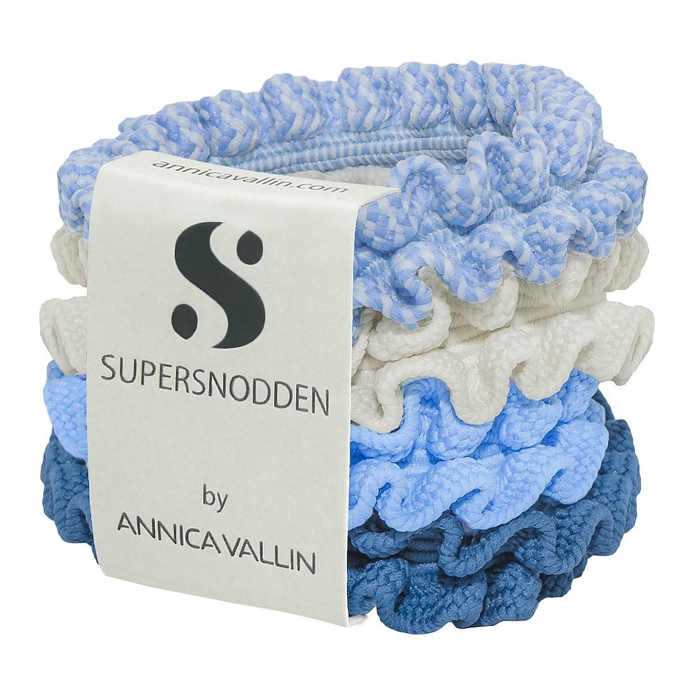 ANNICA VALLIN - Haargummi Wellenförmig Blue Lagoon