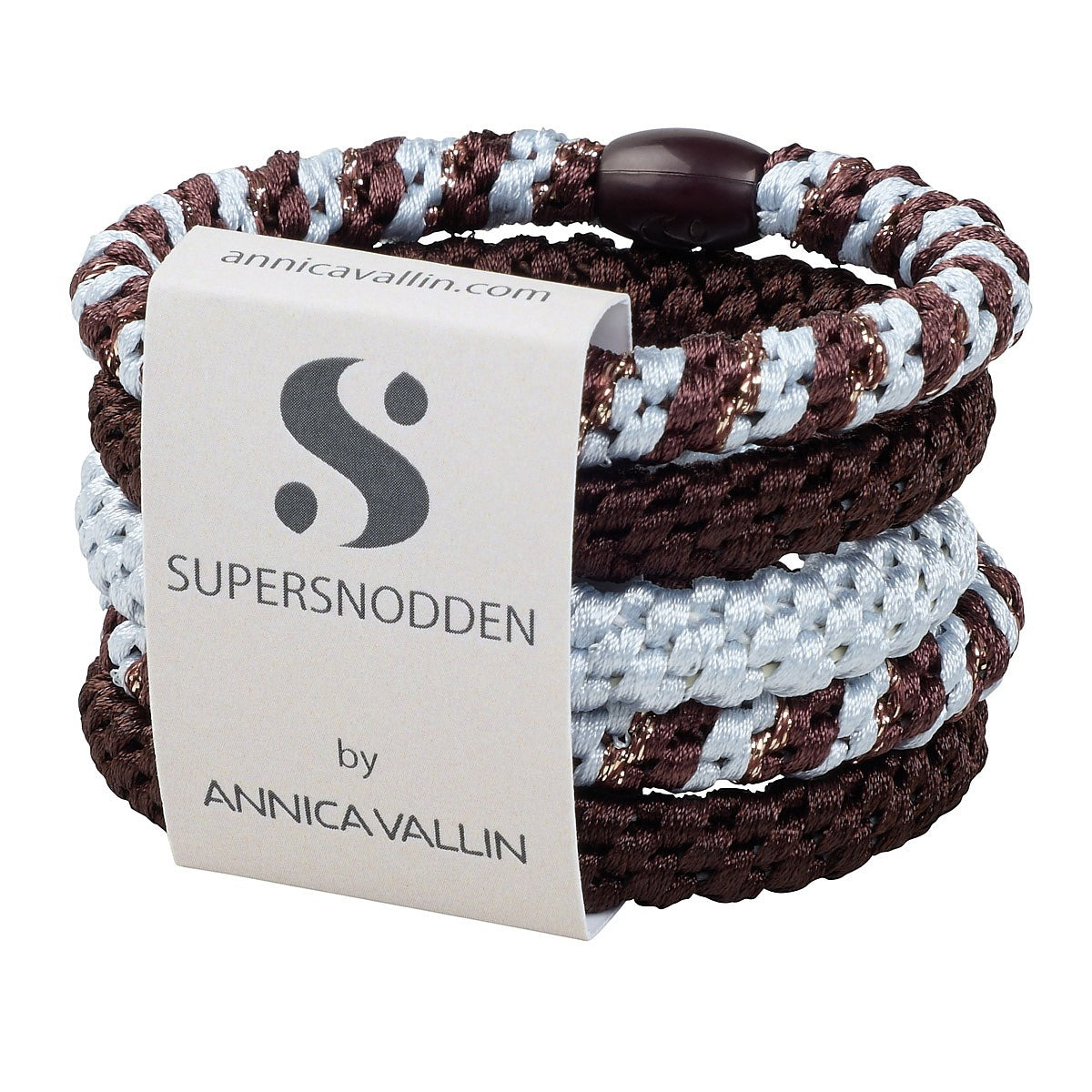 ANNICA VALLIN - Haargummis 5St. Frosty Brown