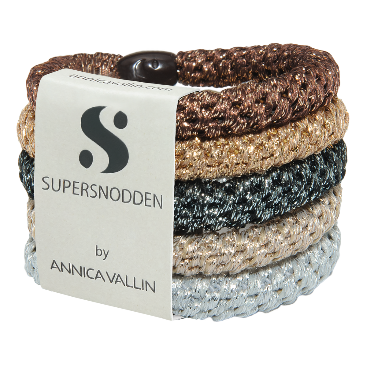ANNICA VALLIN - Haargummis 5St. Shimmer & Shine