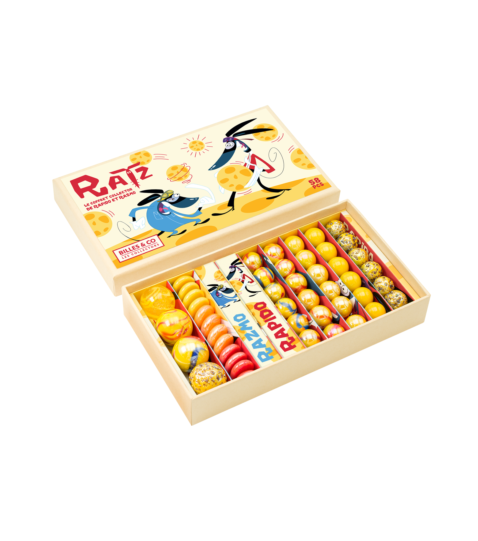 Billes & Co - Murmelbox maxi Ratz