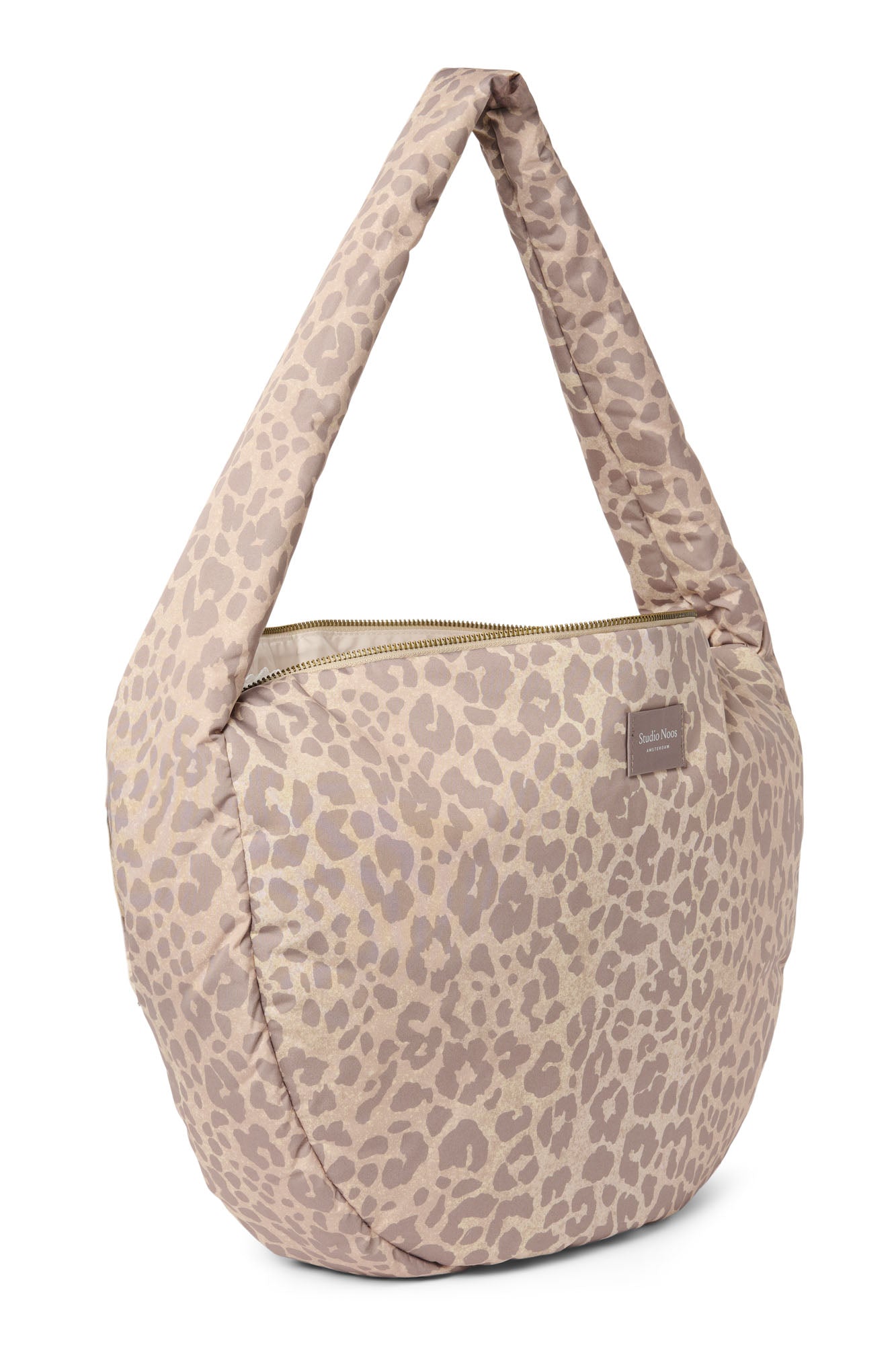 Studio Noos - Cross Body Tasche Puffy Beige Leopard