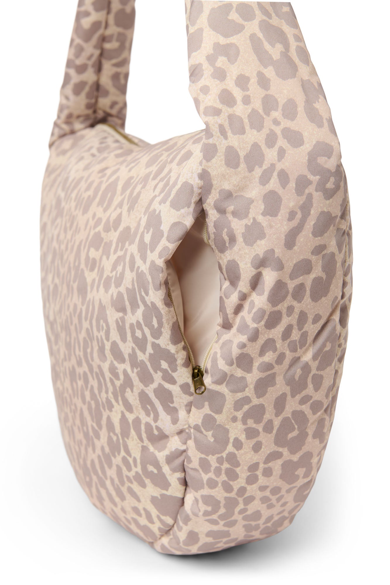 Studio Noos - Cross Body Tasche Puffy Beige Leopard