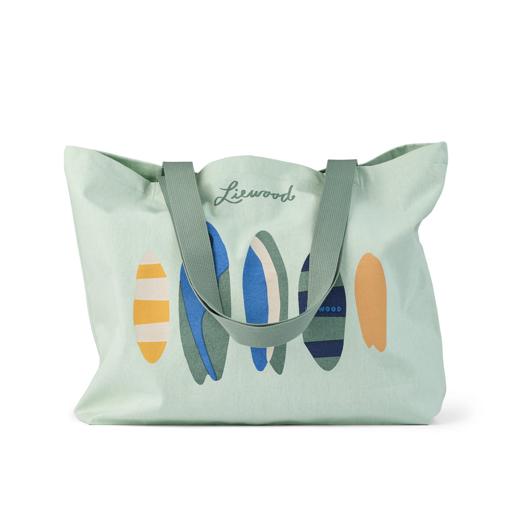Liewood - Tasche "Tote bag big" Boards / Light peppermint