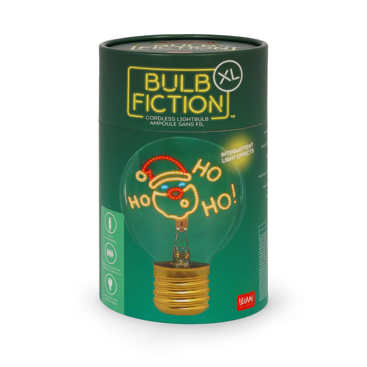 Legami - Bulb Fiction XL Tischlampe Santa Claus