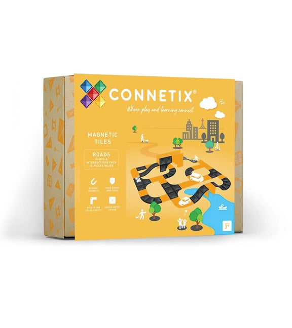 connetix - Magnetbausteine Rampen & Kreuzungen 16-tlg.