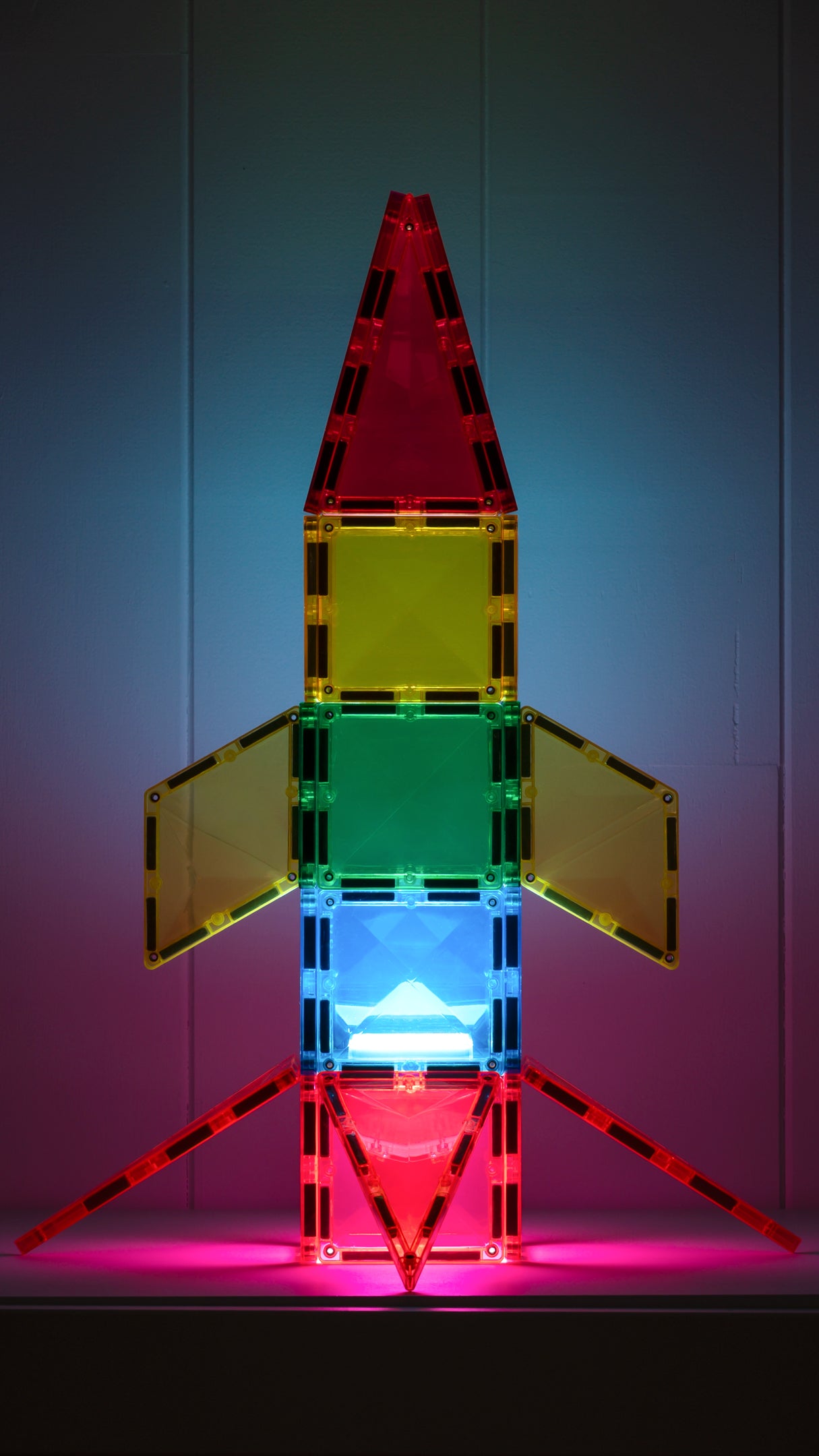 connetix - Magnetbausteine Light Rocket Pack 30-tlg.
