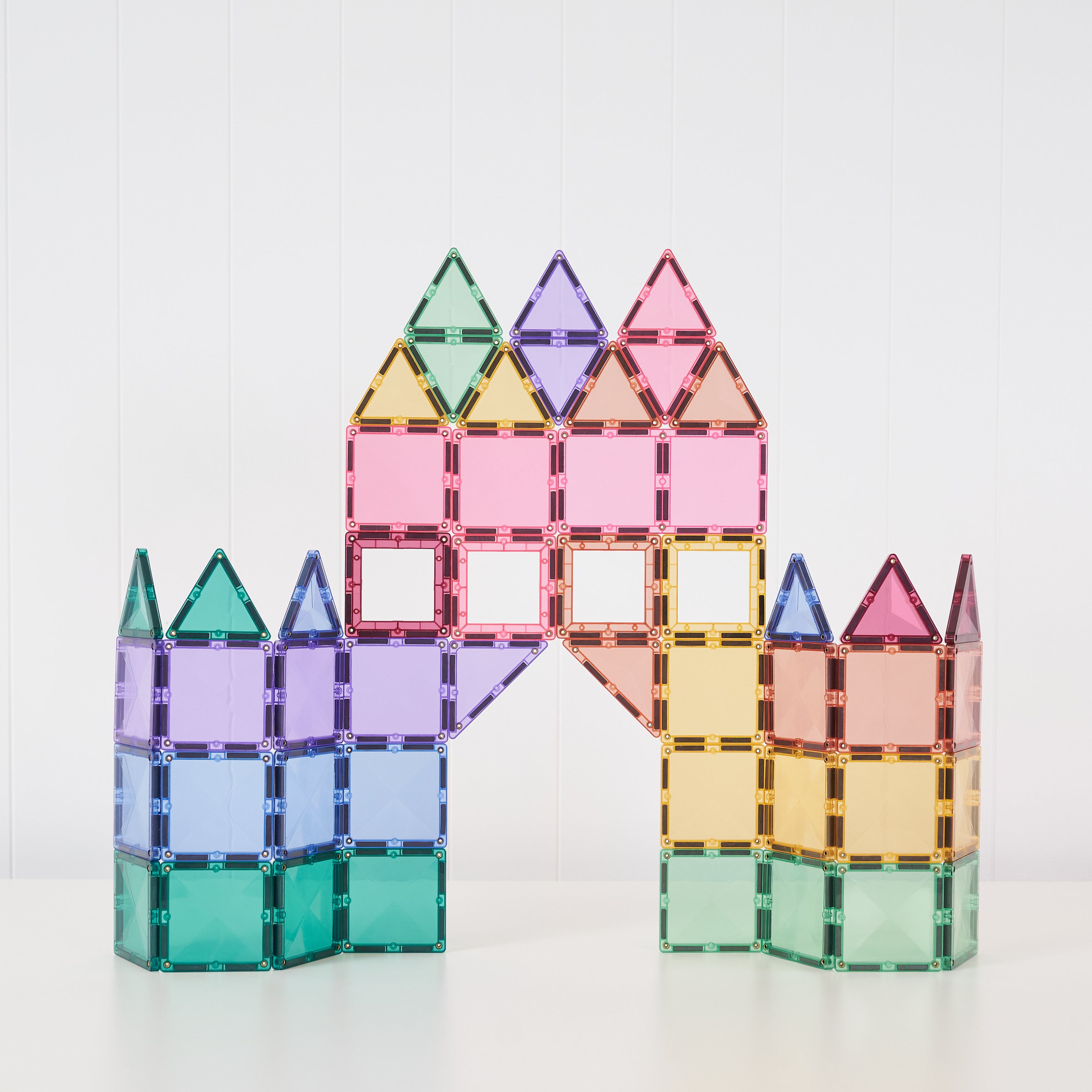 connetix - Magnetbausteine Pastel Creative Pack 104-tlg.