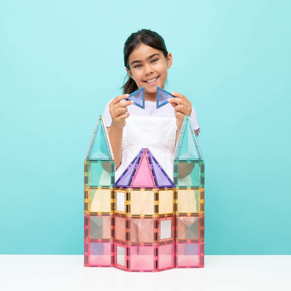 connetix - Magnetbausteine Pastel Creative Pack 104-tlg.