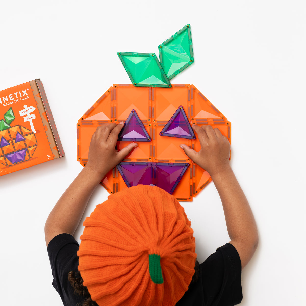 connetix - Magnetbausteine Halloween Pumpkin Pack 17-tlg.