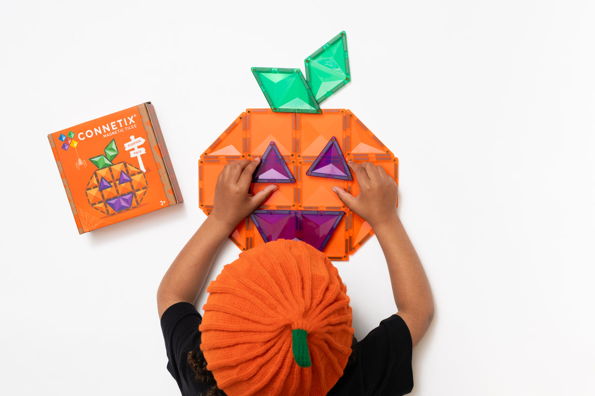 connetix - Magnetbausteine Halloween Pumpkin Pack 17-tlg.