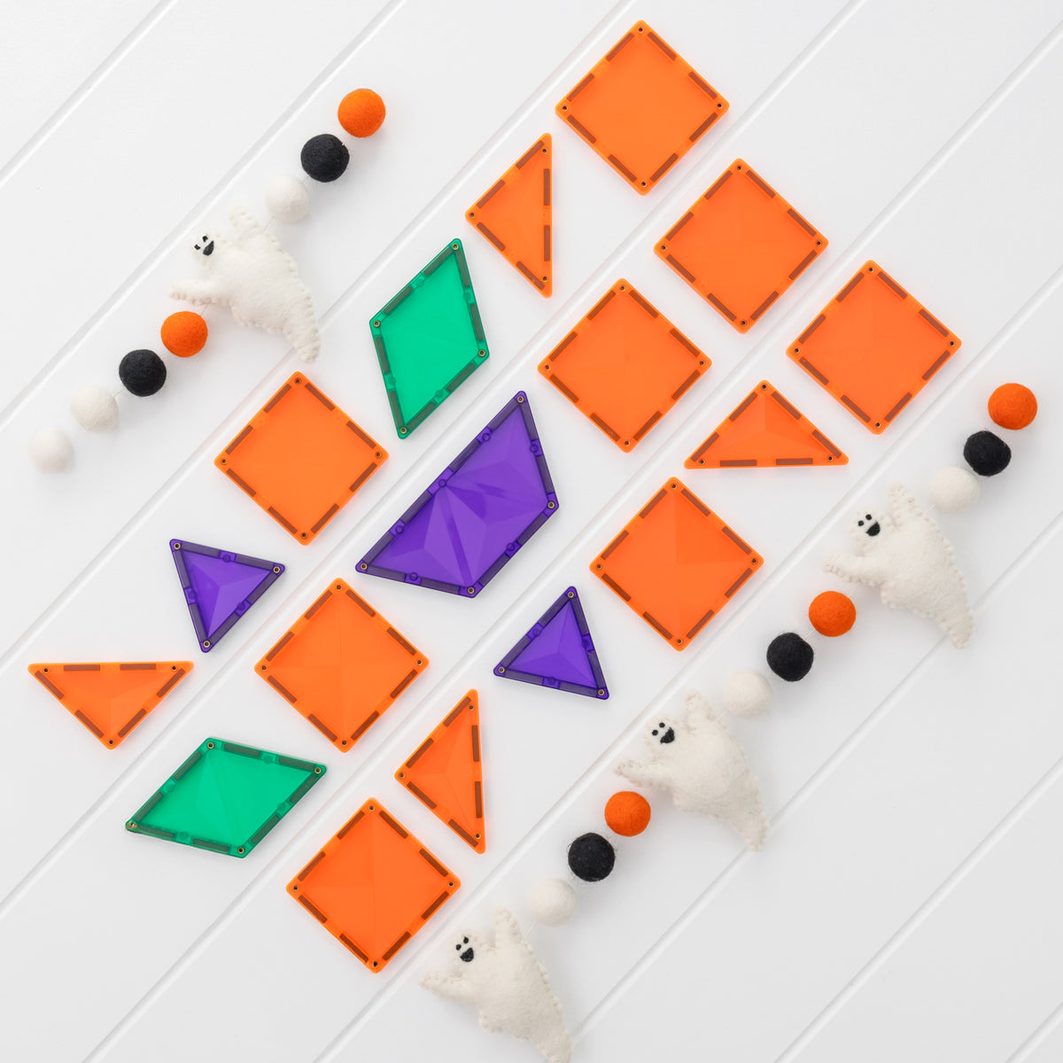 connetix - Magnetbausteine Halloween Pumpkin Pack 17-tlg.