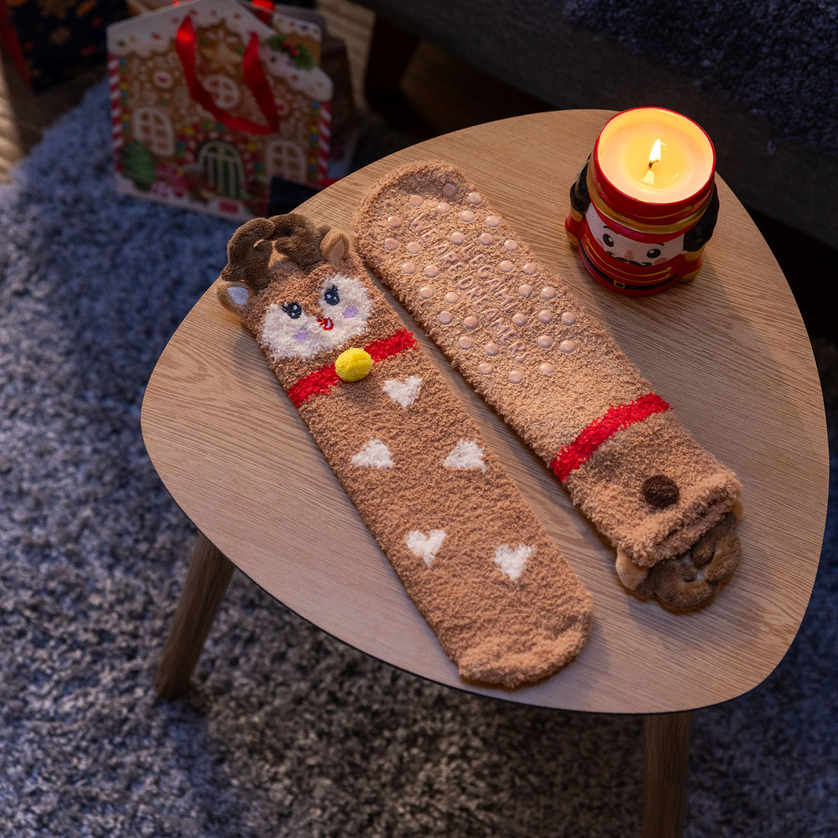 Legami - Rutschfeste Socken: It's a Match! Reindeer