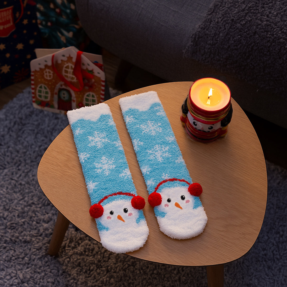 Legami - Rutschfeste Socken: It's a Match! Snowman