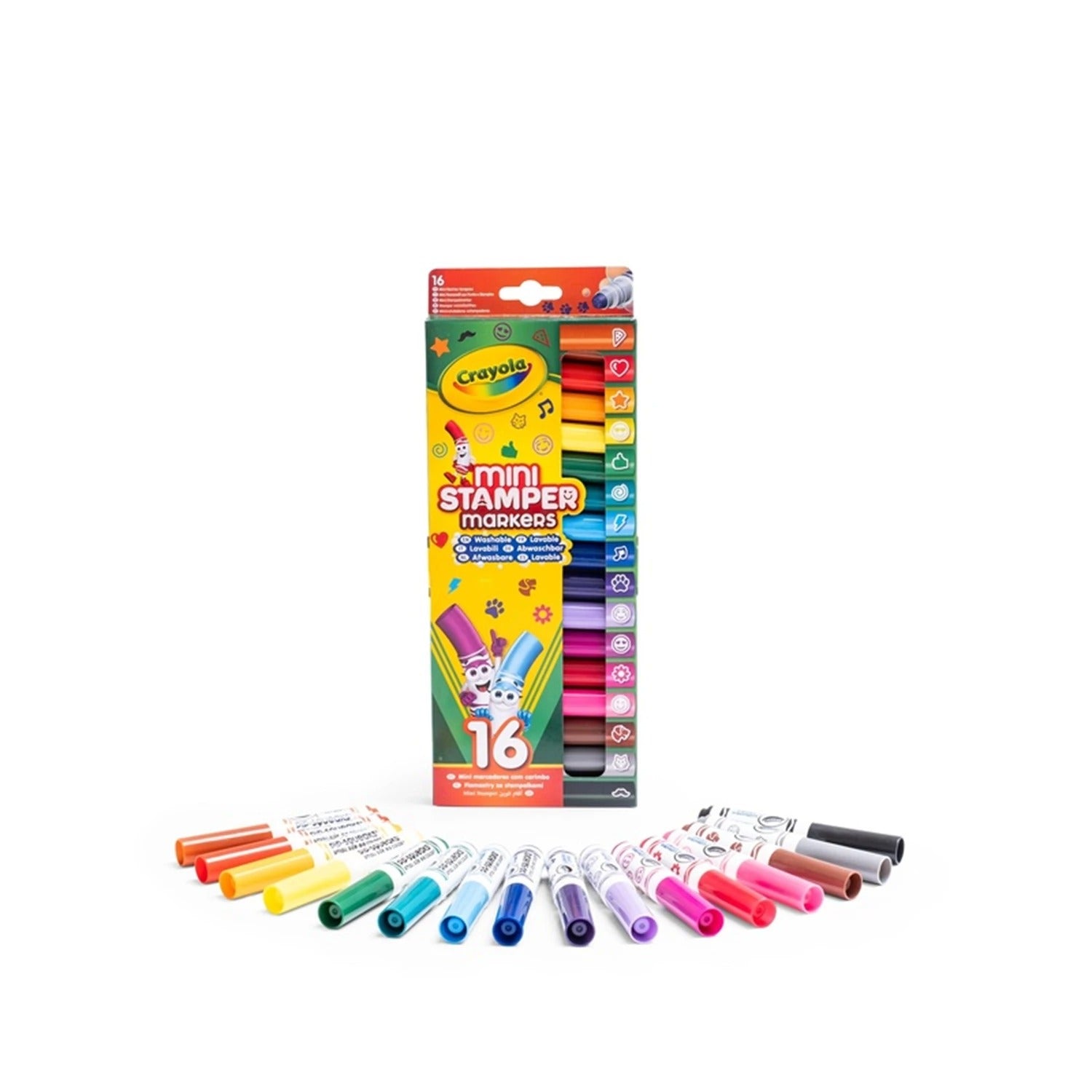 Crayola - Stempel-Filzstifte Mini 16 St.