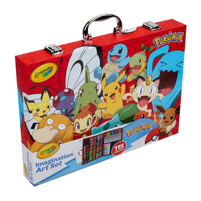 Crayola - Malkoffer Pokémon 115 Teile